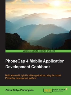cover image of PhoneGap 4 Mobile Application Development Cookbook